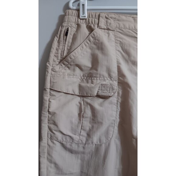 L.L. Bean Large Regular Tan Supplex Utility Work Casual Outdoor Stretch Pants - Picture 3 of 6